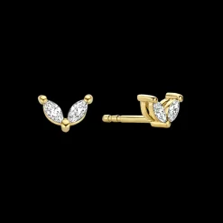 Gatsby Gala Oorbellen 18kt Geel goud Diamant AP04 E 0068